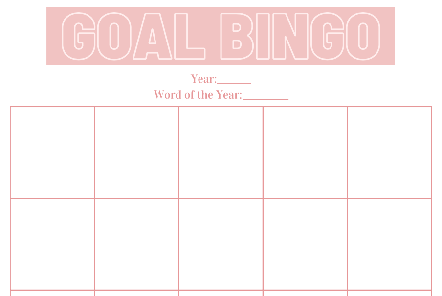 Goal Bingo